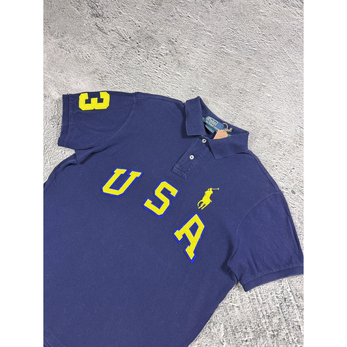 Chief Keef Polo Ralph Lauren navy blue USA big pony