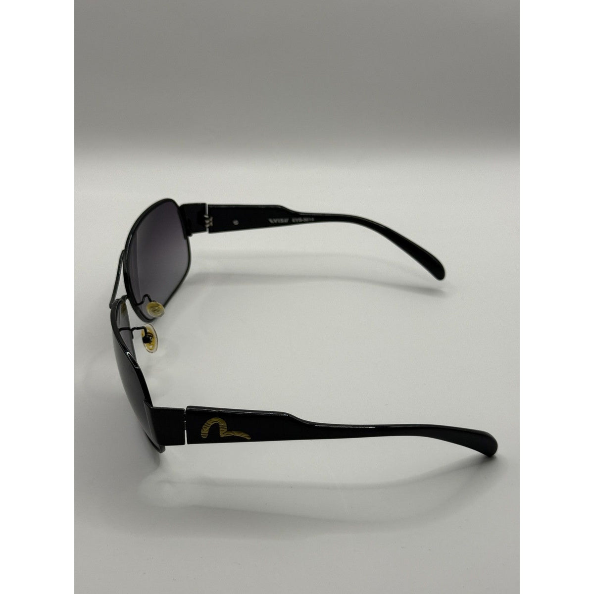 Evisu Sunglasses aviator black logo