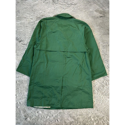Burberrys coat trench green vintage