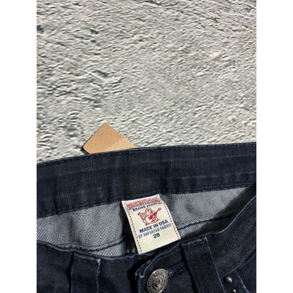 True Religion black jeans studded Billy flared Y2K