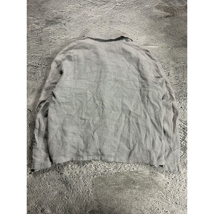 Rundholz Shirt Button-up grey with pockets