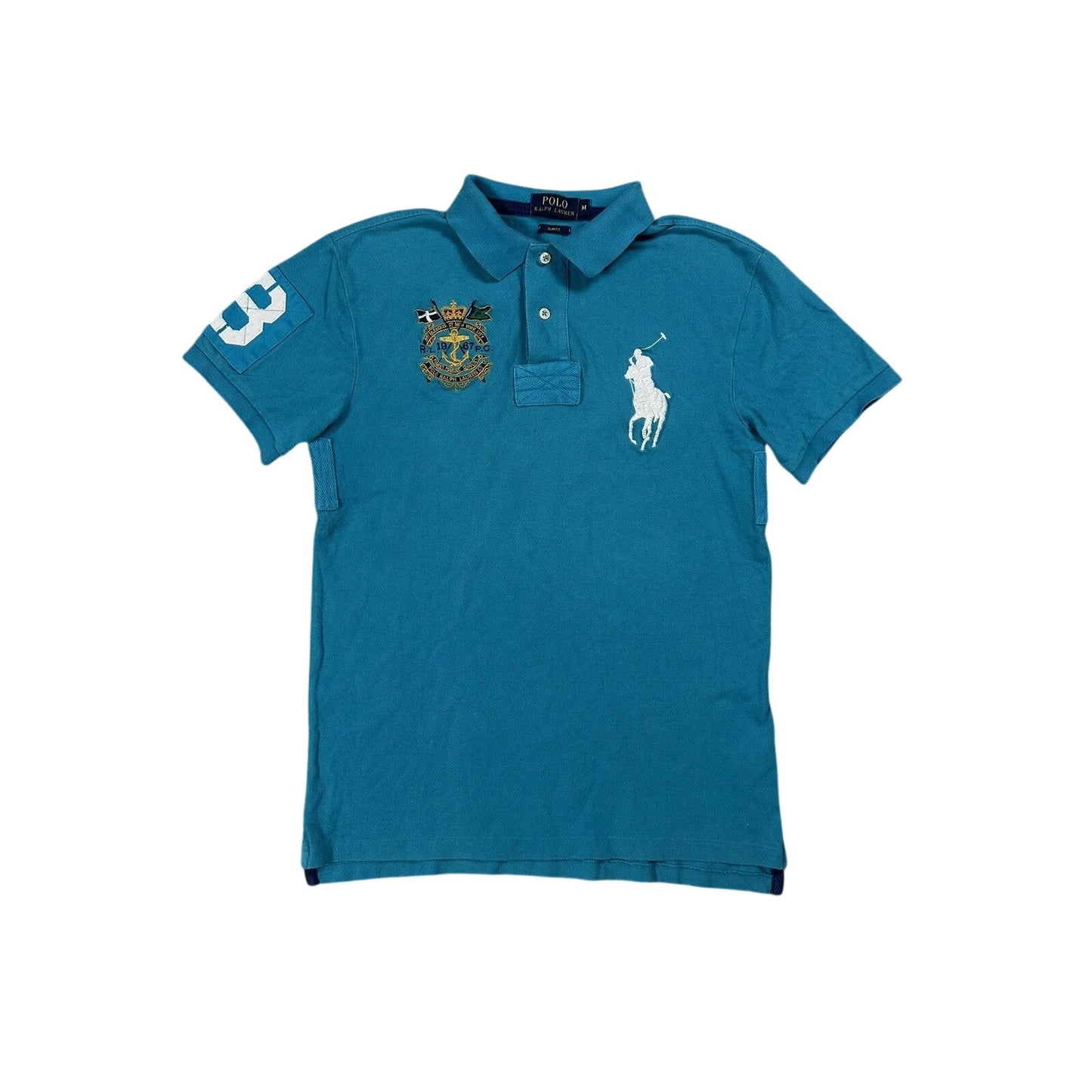 Chief Keef Polo Ralph Lauren big pony turquoise blue white