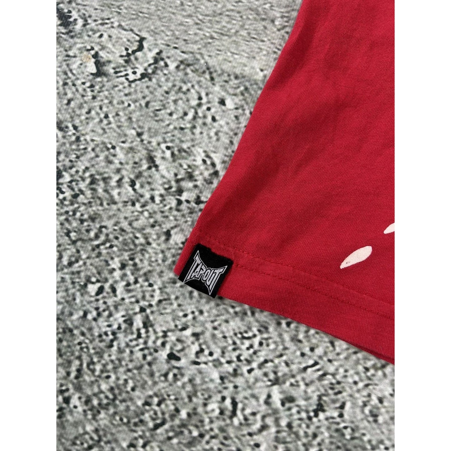 Tapout Vintage Y2K T-shirt big logo red