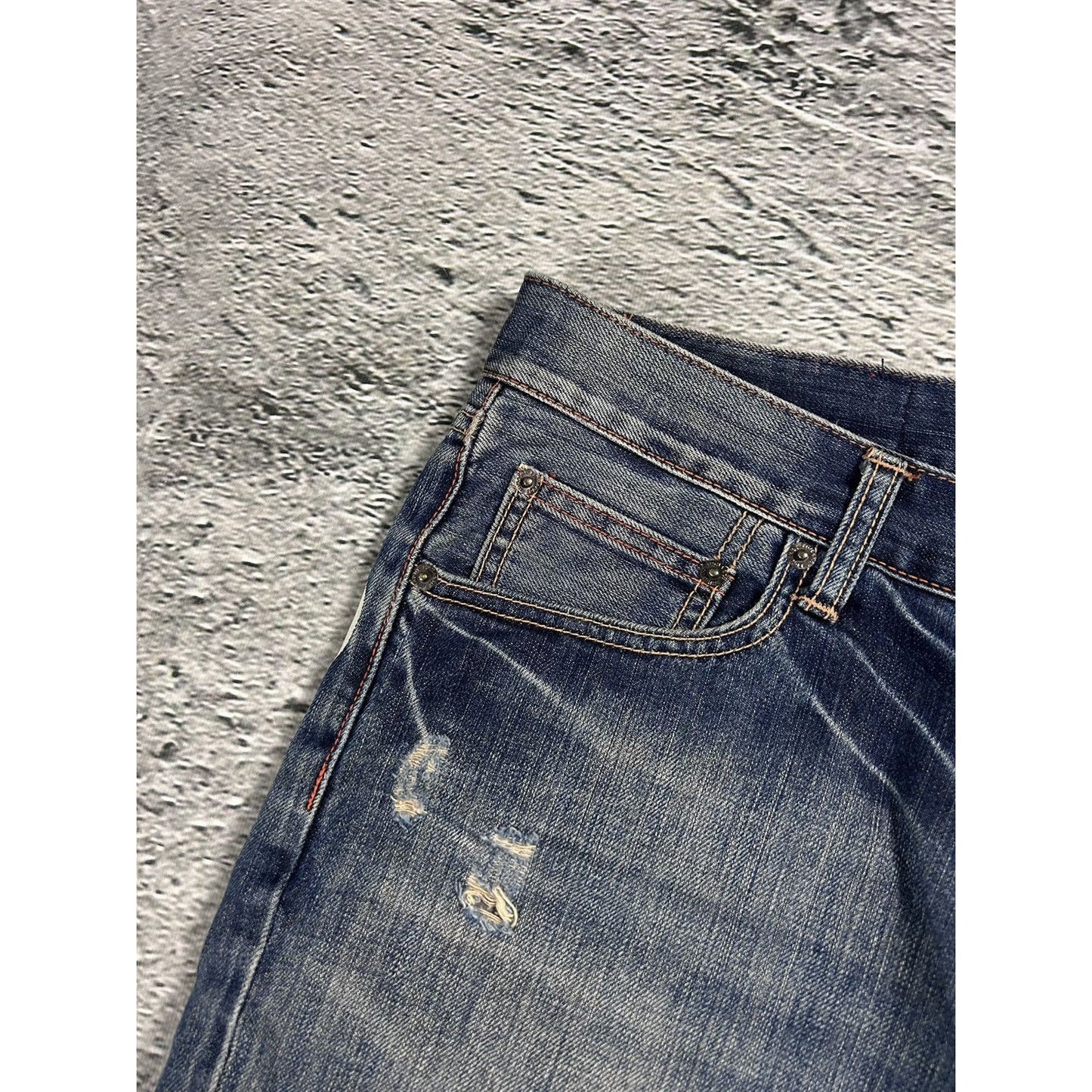 Ed Hardy Christian Audigier vintage jeans big logo pants