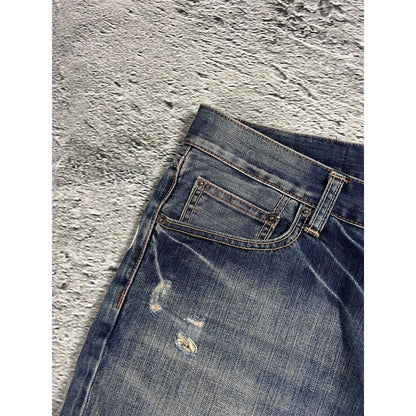 Ed Hardy Christian Audigier vintage jeans big logo pants