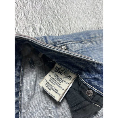 Miss Me flared bootcut white stitching denim vintage y2k