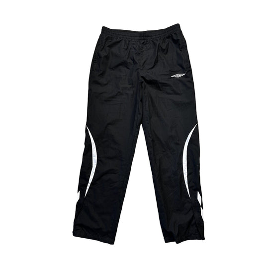 Umbro black nylon track pants vintage