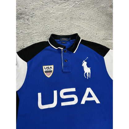 Chief Keef Polo Ralph Lauren USA Polo T-shirt vintage flag