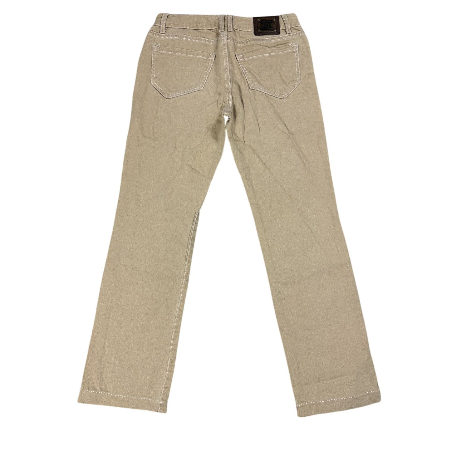 Burberry flared jeans beige blue label japanese Y2K
