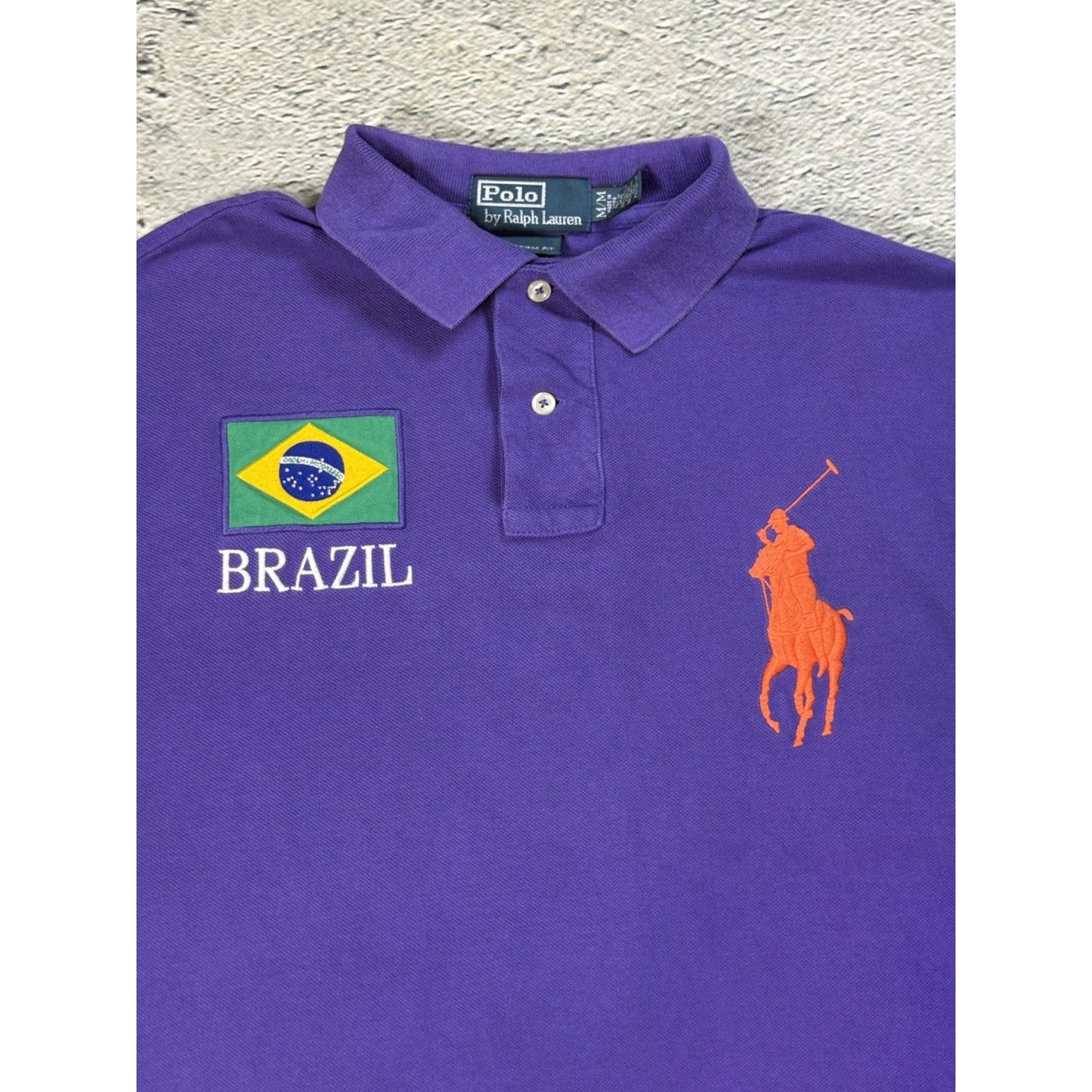 Chief Keef Polo Ralph Lauren vintage Brazil big pony Navy
