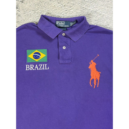 Chief Keef Polo Ralph Lauren vintage Brazil big pony Navy