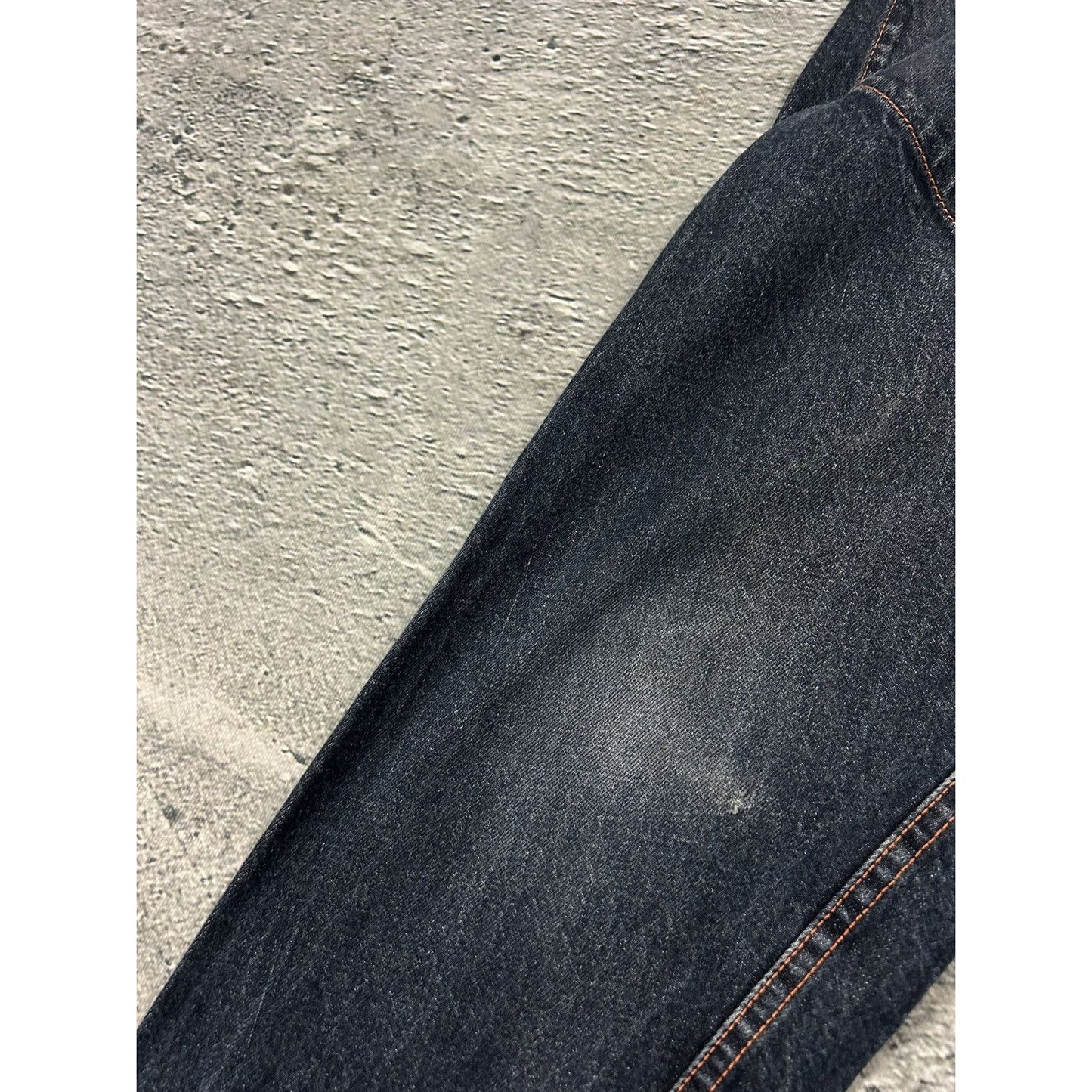 Evisu jeans vintage handpainted seagull inside out selvedge