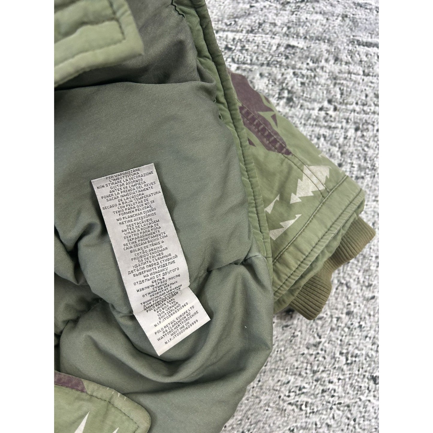 Polo Ralph Lauren Denim Supply Aztec puffer parka jacket