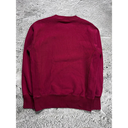 Champion vintage Sweatshirt Reverse Weave Warm Up burgundy