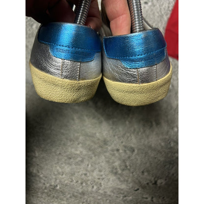 Saint Laurent Paris Silver Court Metallic Hedi Slimane era