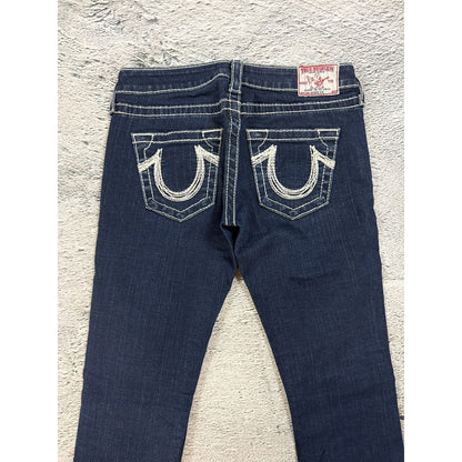 True Religion jeans vintage bootcut pants navy Rainbow Gina