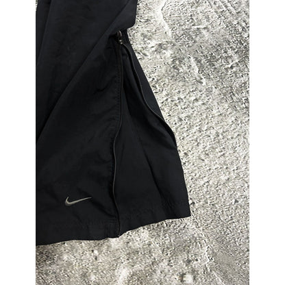 Nike track suit vintage black nylon set Y2K