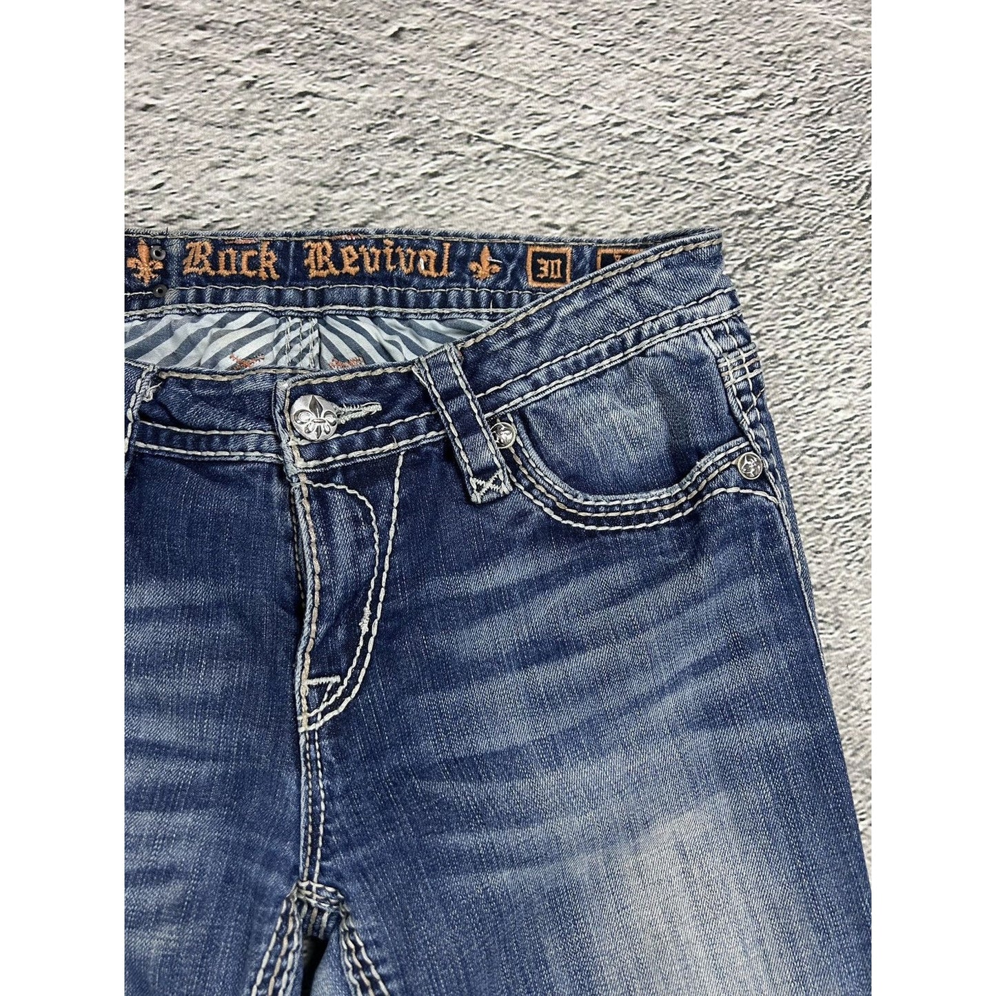 Rock Revival vintage blue jeans Y2K bootcut