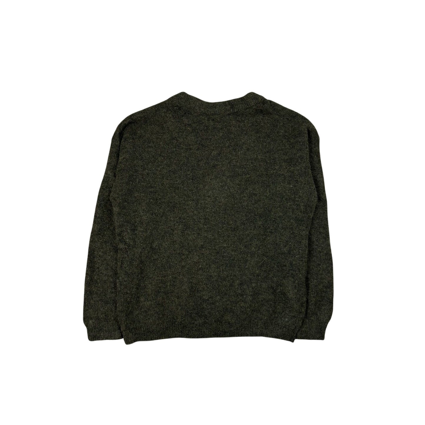 Acne Studios mohair sweater dramatic moh khaki