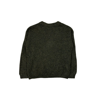 Acne Studios mohair sweater dramatic moh khaki