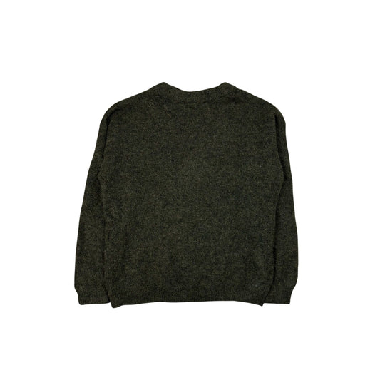 Acne Studios mohair sweater dramatic moh khaki