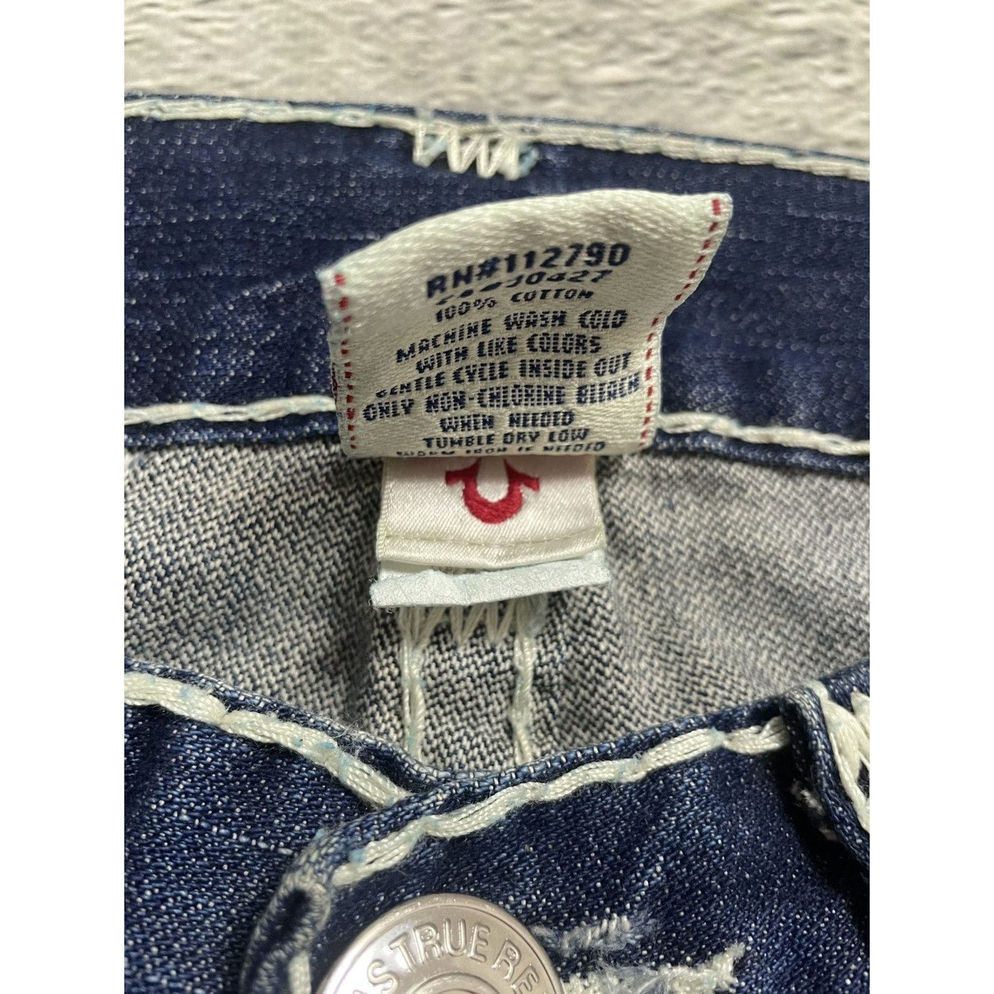 True Religion jeans vintage Bobby Super T denim straight