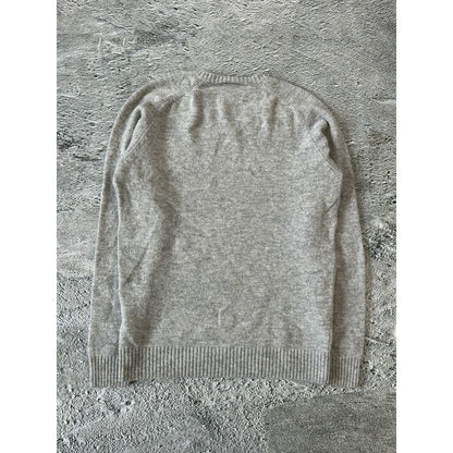 Nike sweater vintage lambswool grey golf knit
