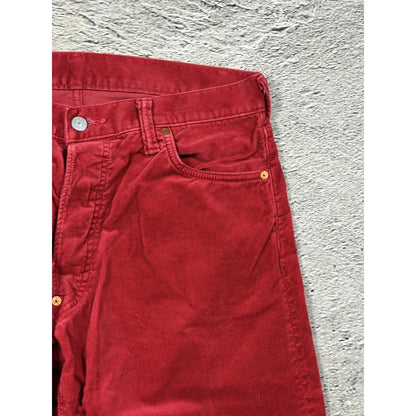 Evisu red pants jeans made in japan vintage
