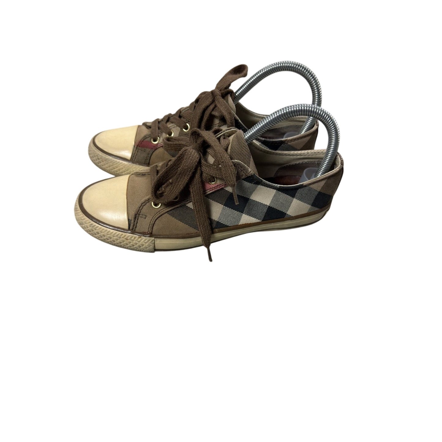 Burberry canvas low shoes Nova Check beige