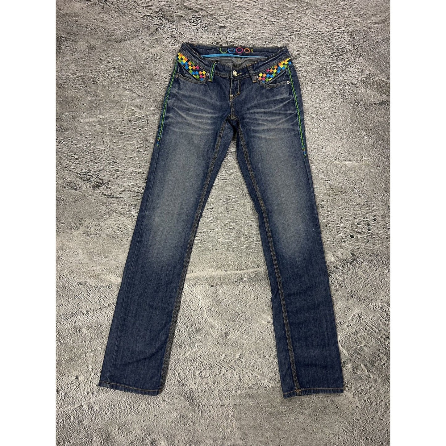 Coogi bootcut jeans embroidery big logo Y2K denim pants