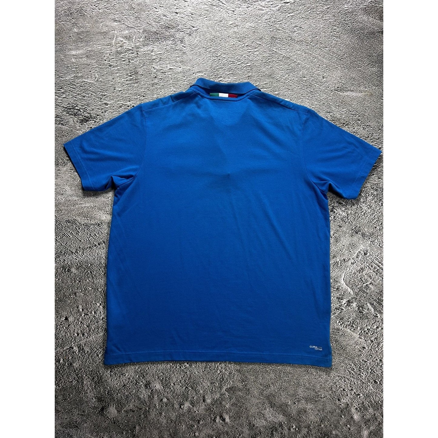 Italy Adidas vintage polo T-shirt blue Chief Keef