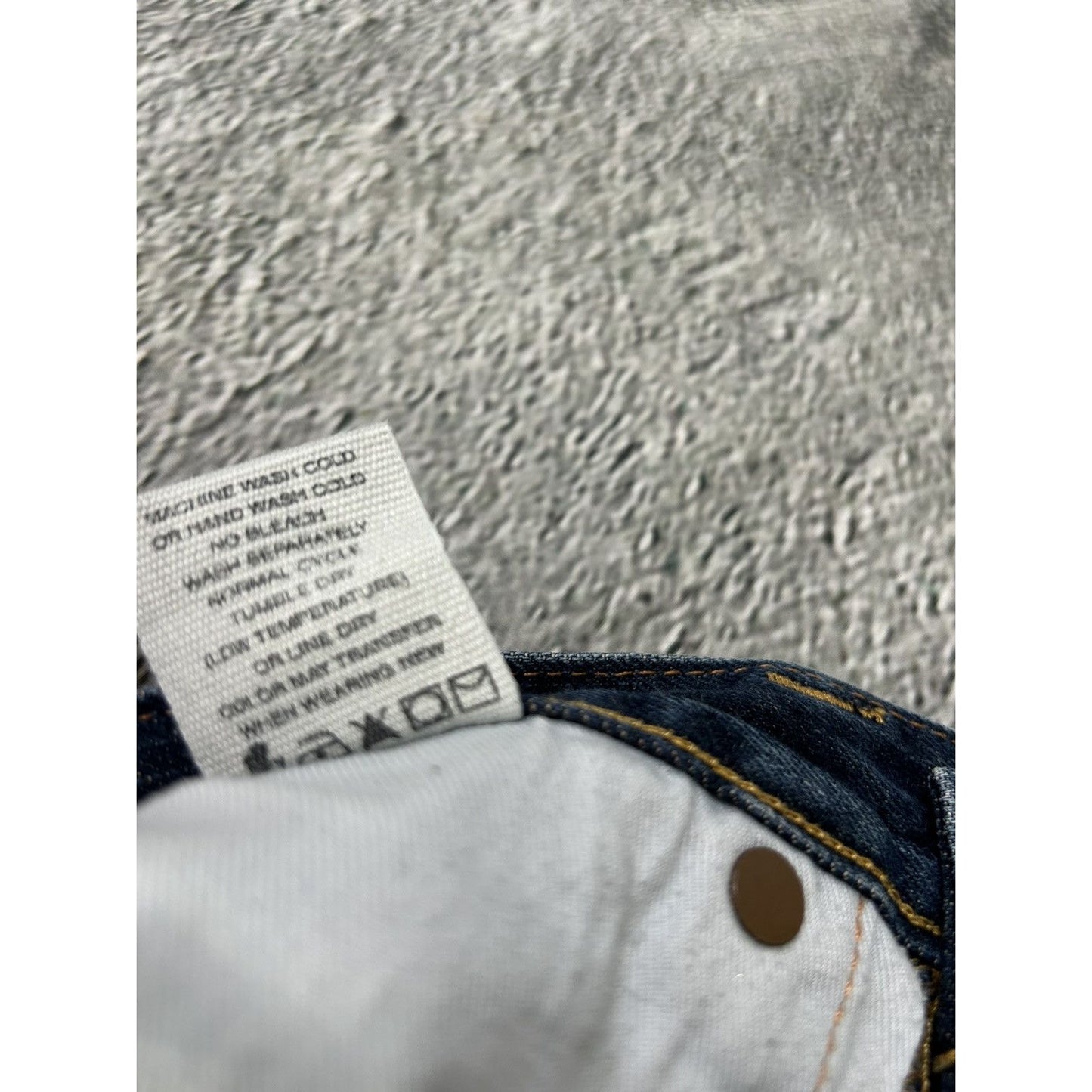 Evisu jeans daicock big logo white selvedge denim