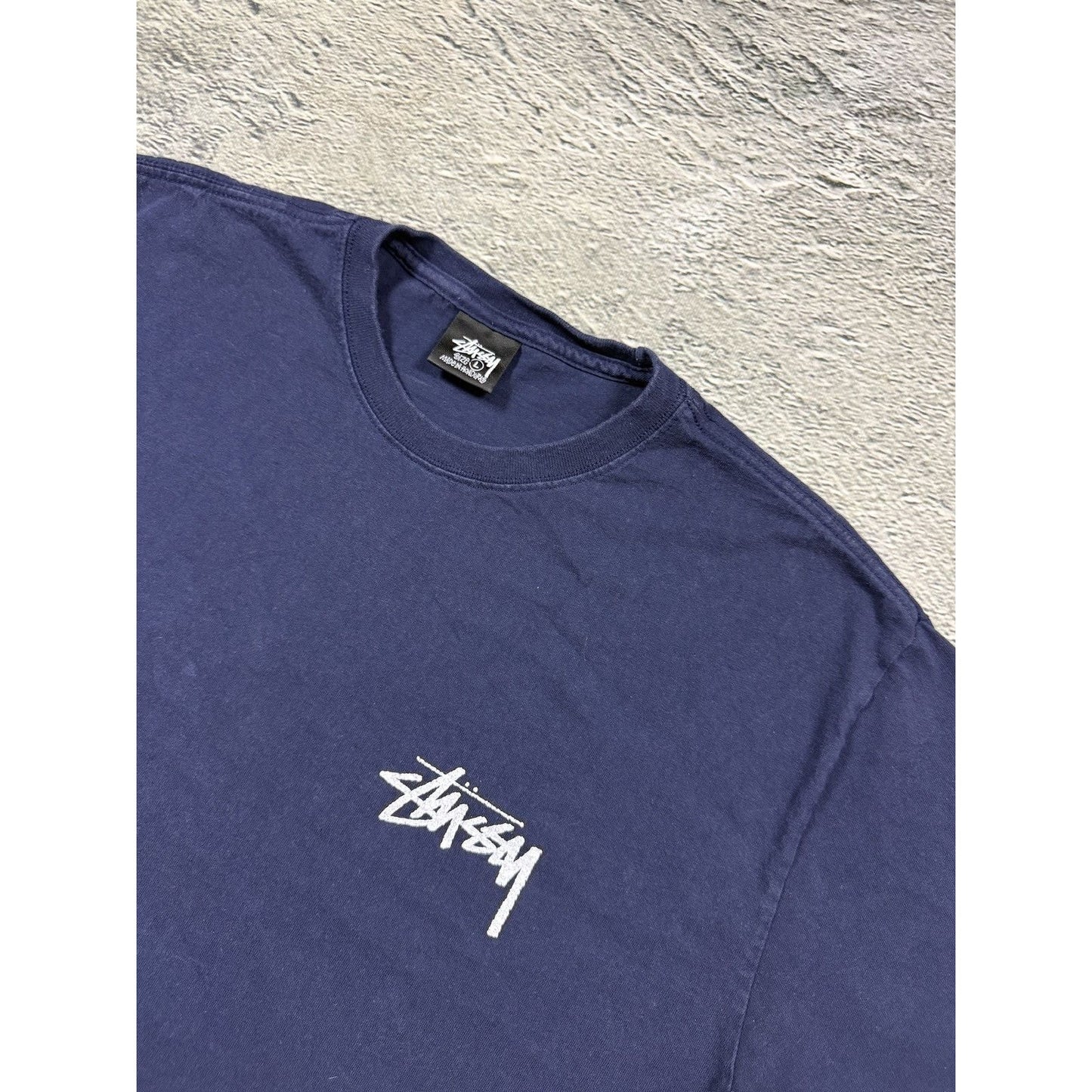 Stussy t-shirt navy vintage cherry