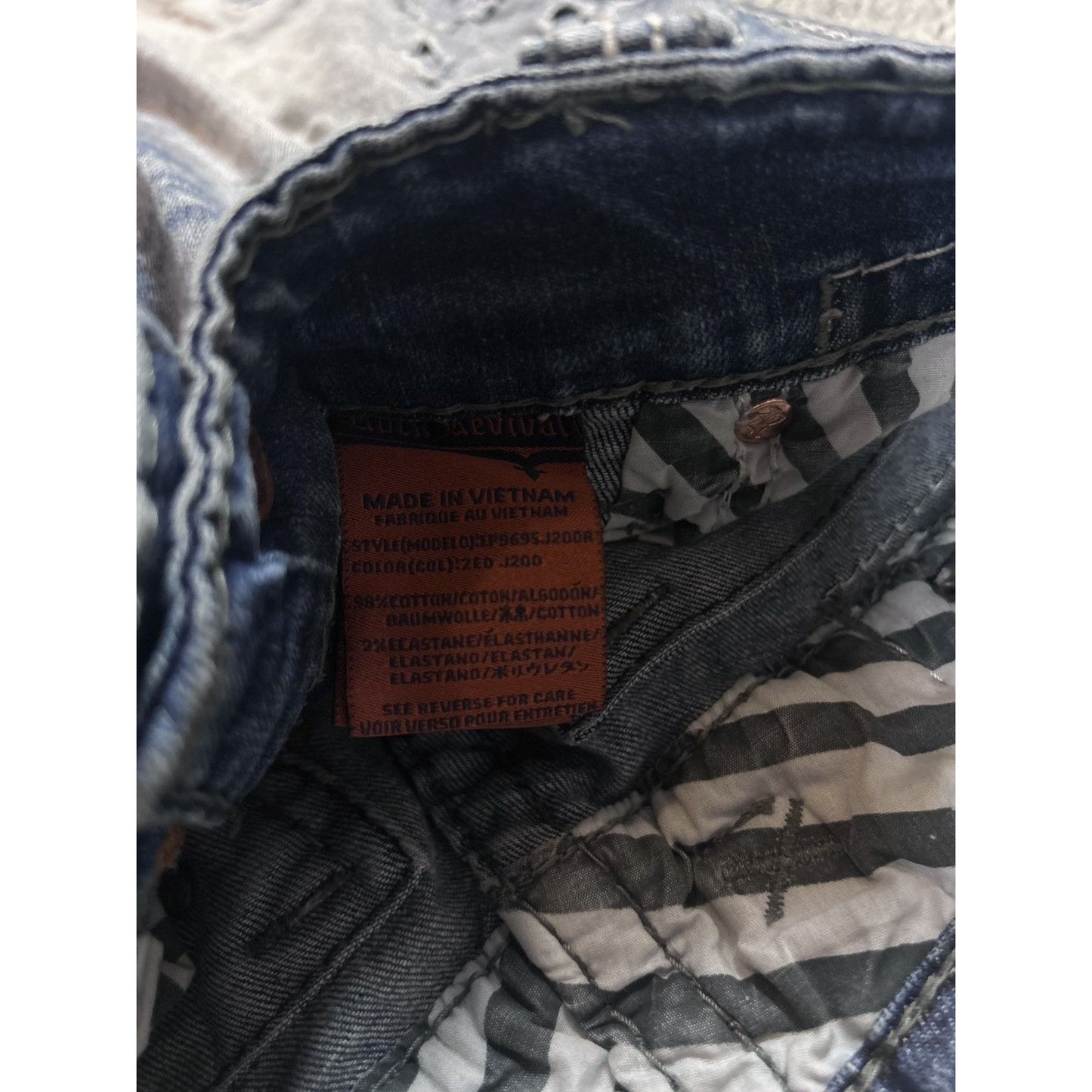 Rock Revival vintage blue jeans Y2K flared ZED