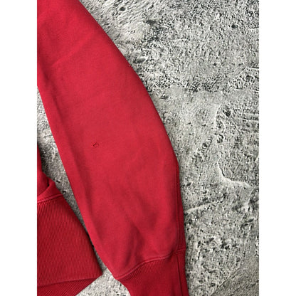 Evisu zip hoodie red vintage embroidery big seagull logo