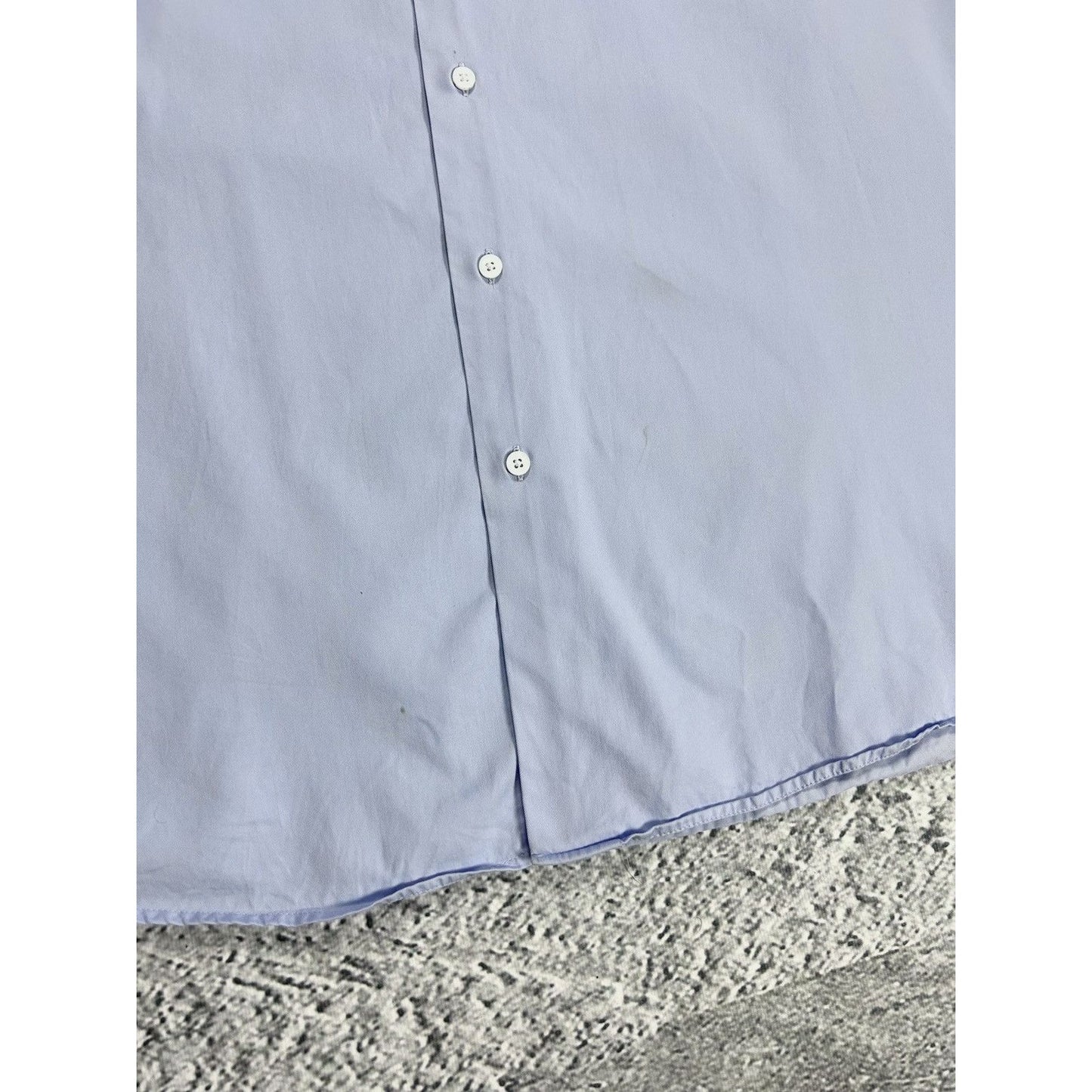 De Fursac Egyptian Cotton shirt baby blue button-up