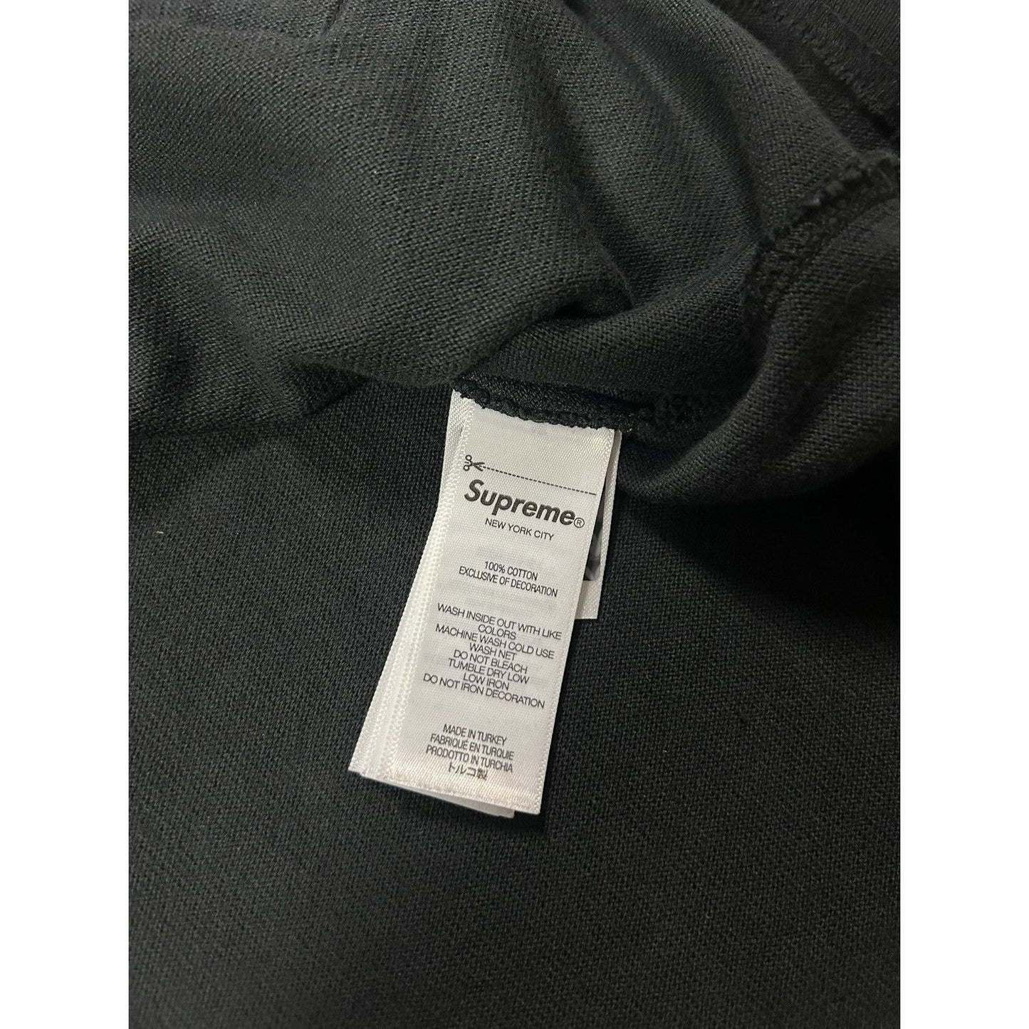 Supreme x Playboy SS26 black Crewneck Football Top