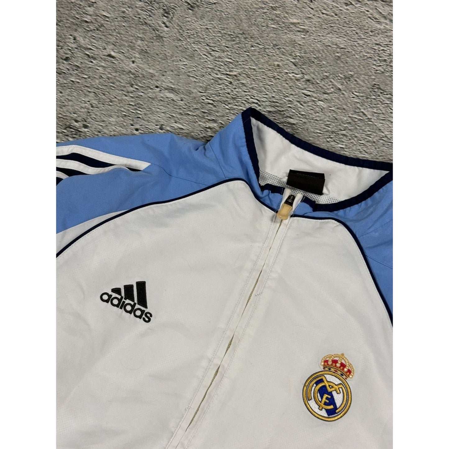 Real Madrid Adidas tracksuit White Blue 05/06 Vintage