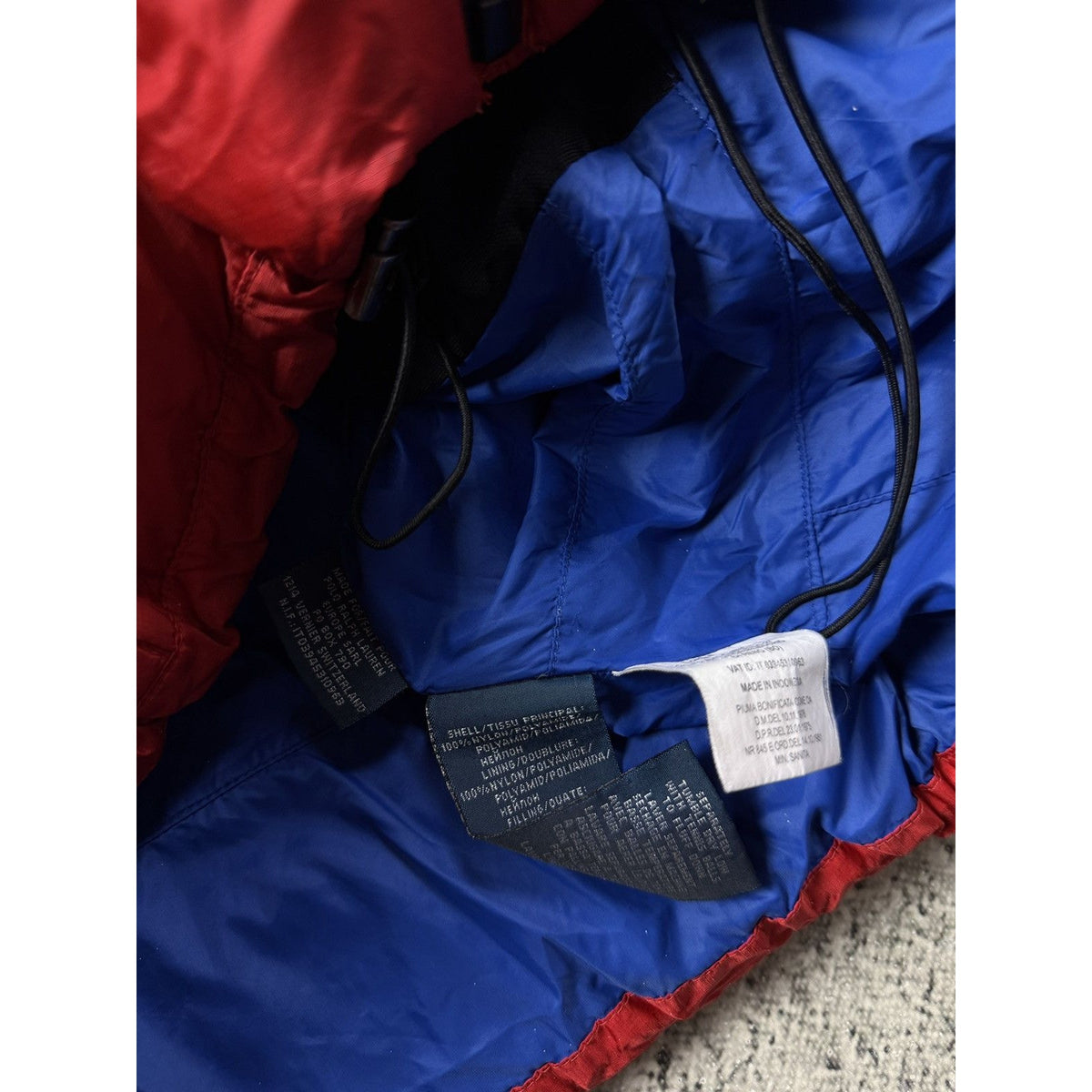 Chief Keef Polo Ralph Lauren vintage puffer vest Red USA
