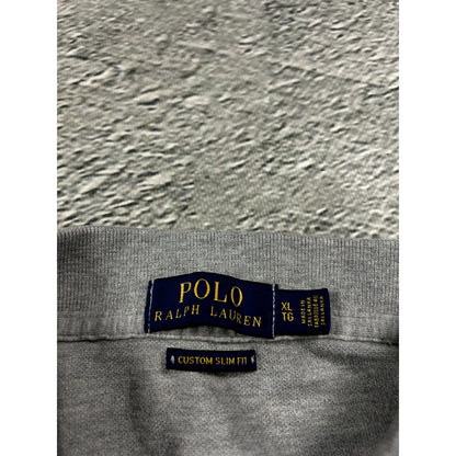 Chief Keef Polo Ralph Lauren grey Polo T-shirt big pony navy