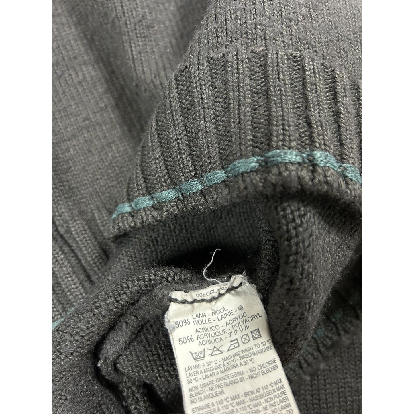 Diesel vintage sweater big logo grey Y2K