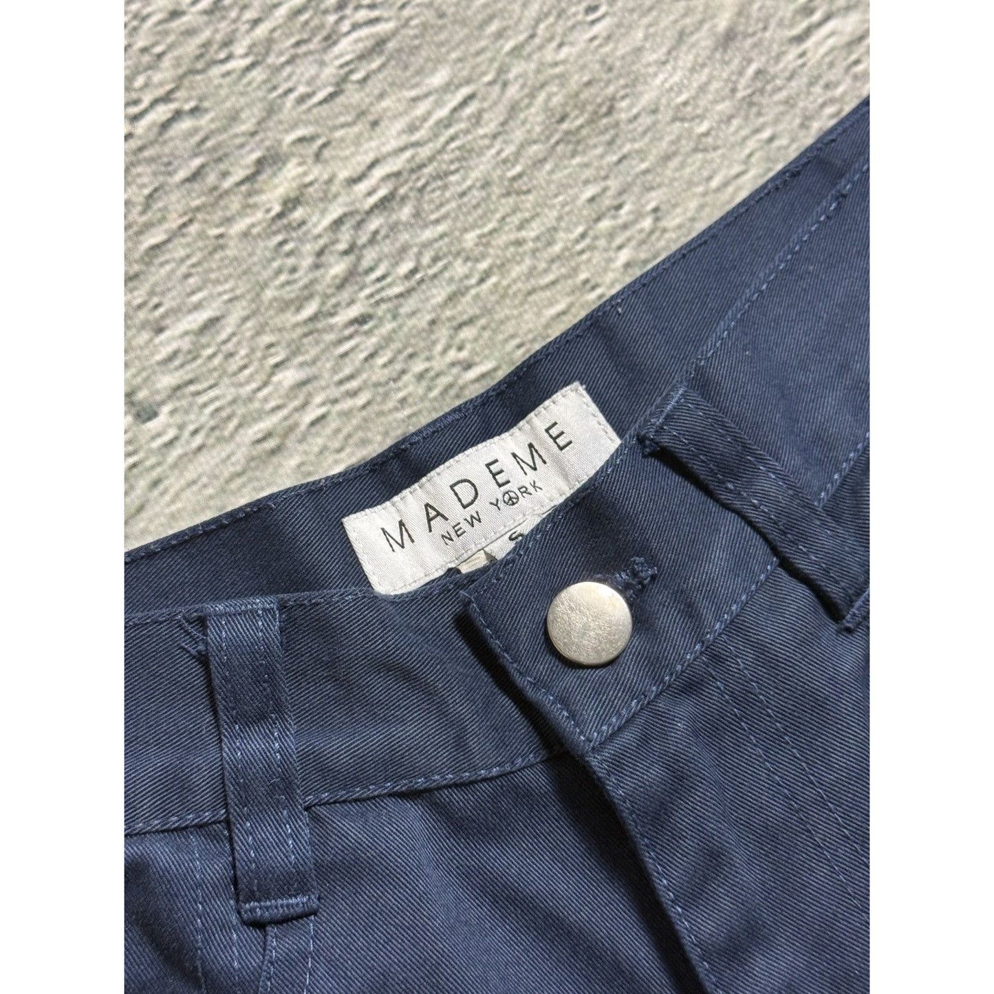 MadeMe baggy pants wideleg chino pants navy