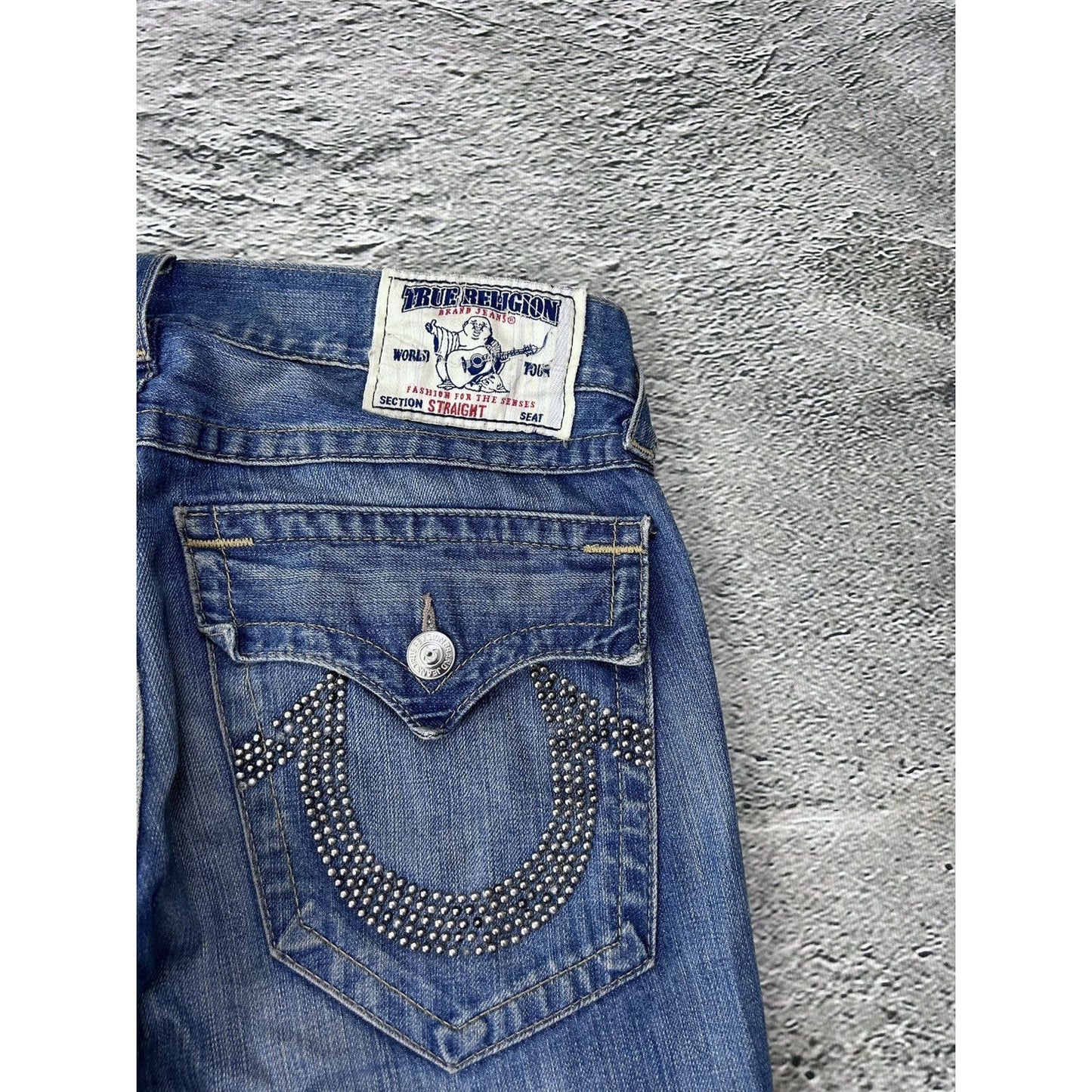 True Religion jeans vintage denim pants straight