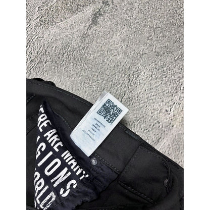 True Religion vintage jeans Waxed black painted Hedi
