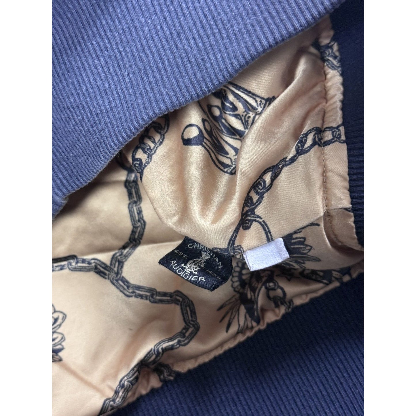 Christian Audigier gold black vinatage zip hoodie