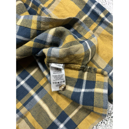 Stussy flannel shirt yellow checked vintage