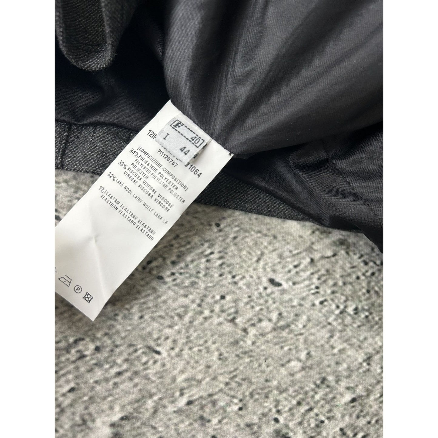 Plein Sud Jeanius Wool Blazer grey