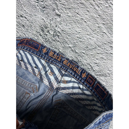 Rock Revival vintage blue jeans Y2K flared