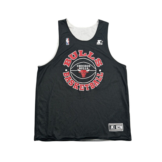 Chicago Bulls Vintage Reversible Practice Jersey Black White