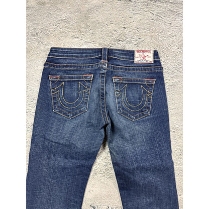 True Religion vintage skinny jeans slim Stella stitching